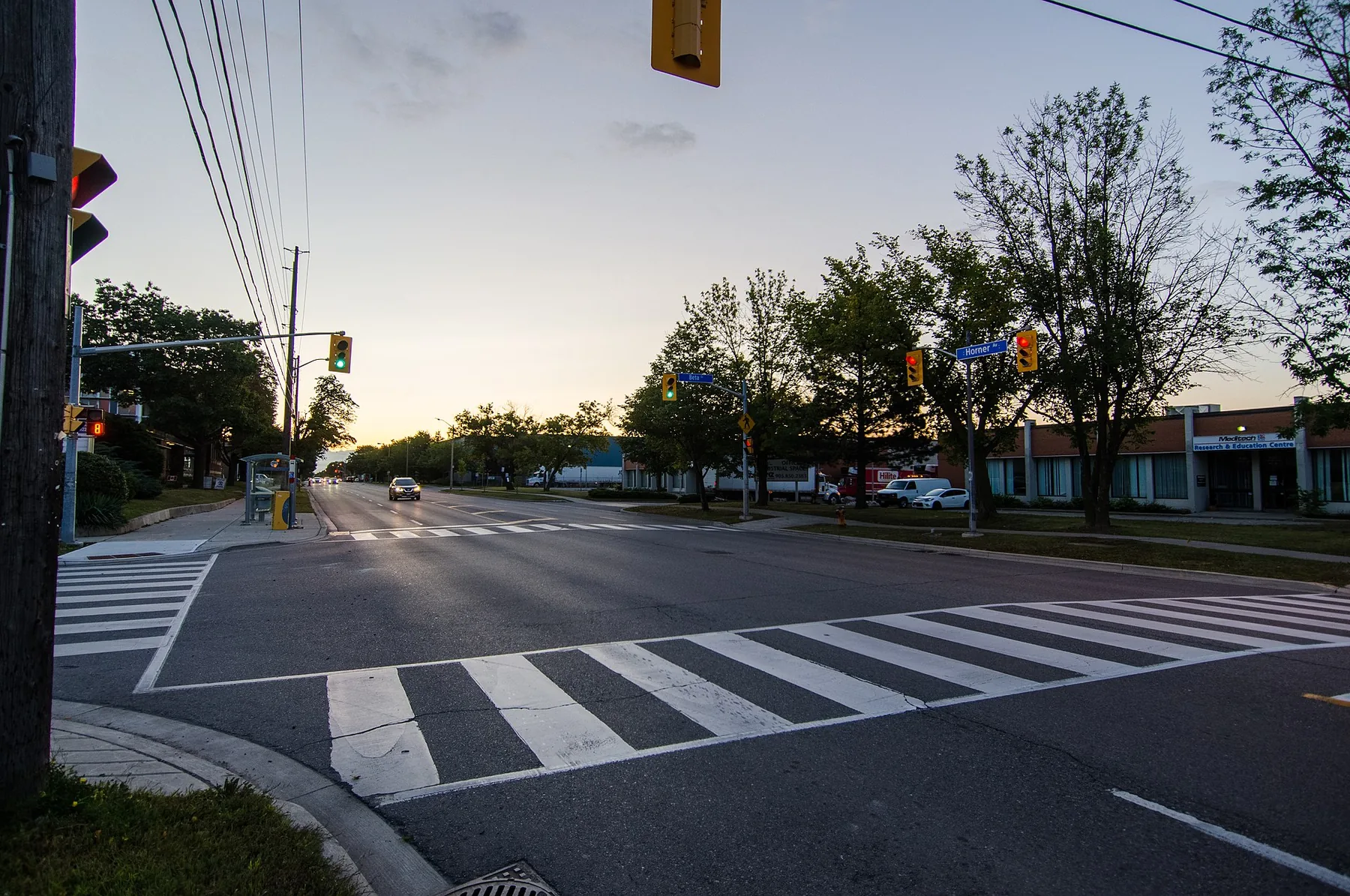 Horner Avenue and Beta Street in Alderwood, Etobicoke