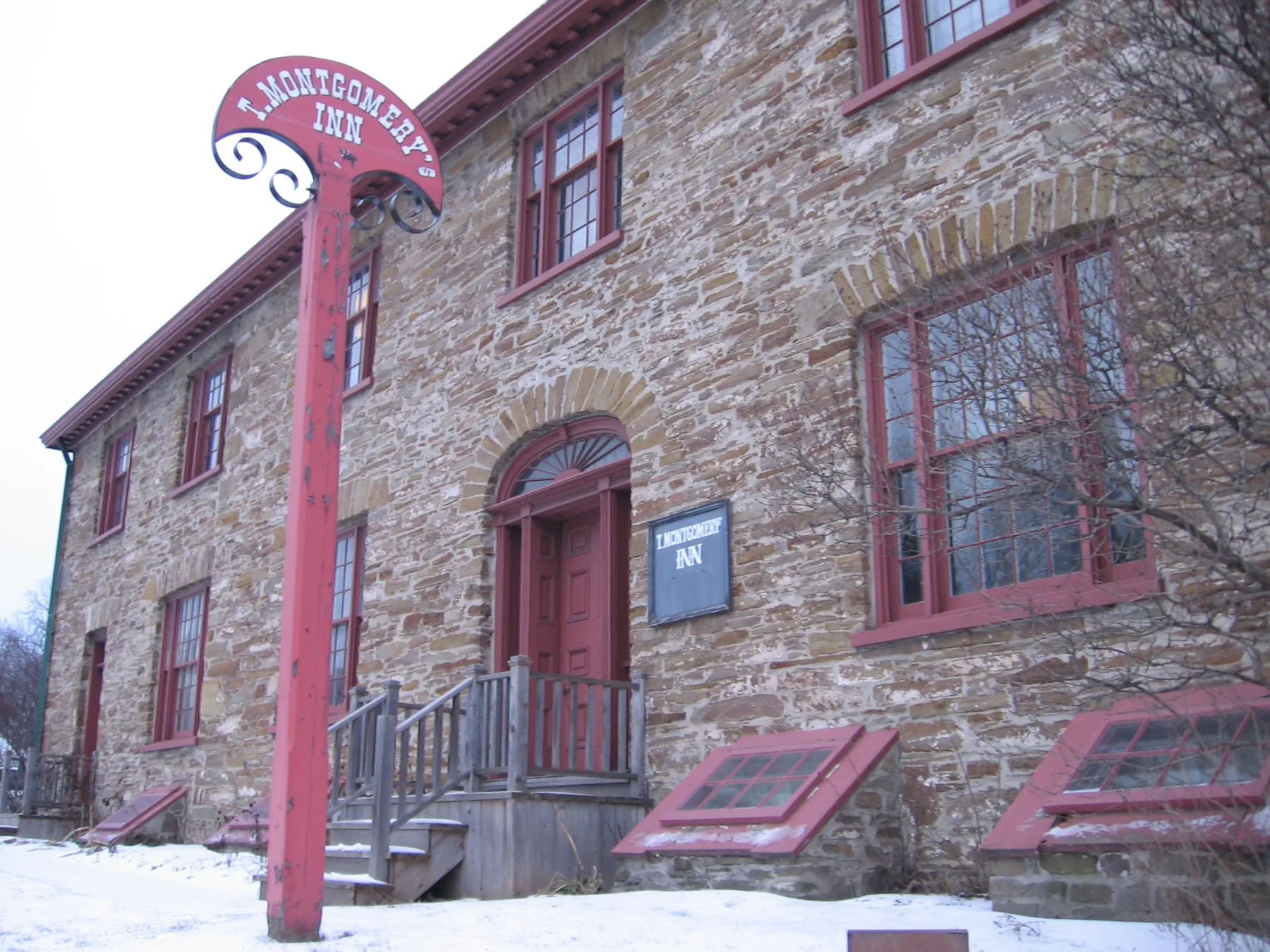 Montgomery's Inn near Islington Village in Etobicoke